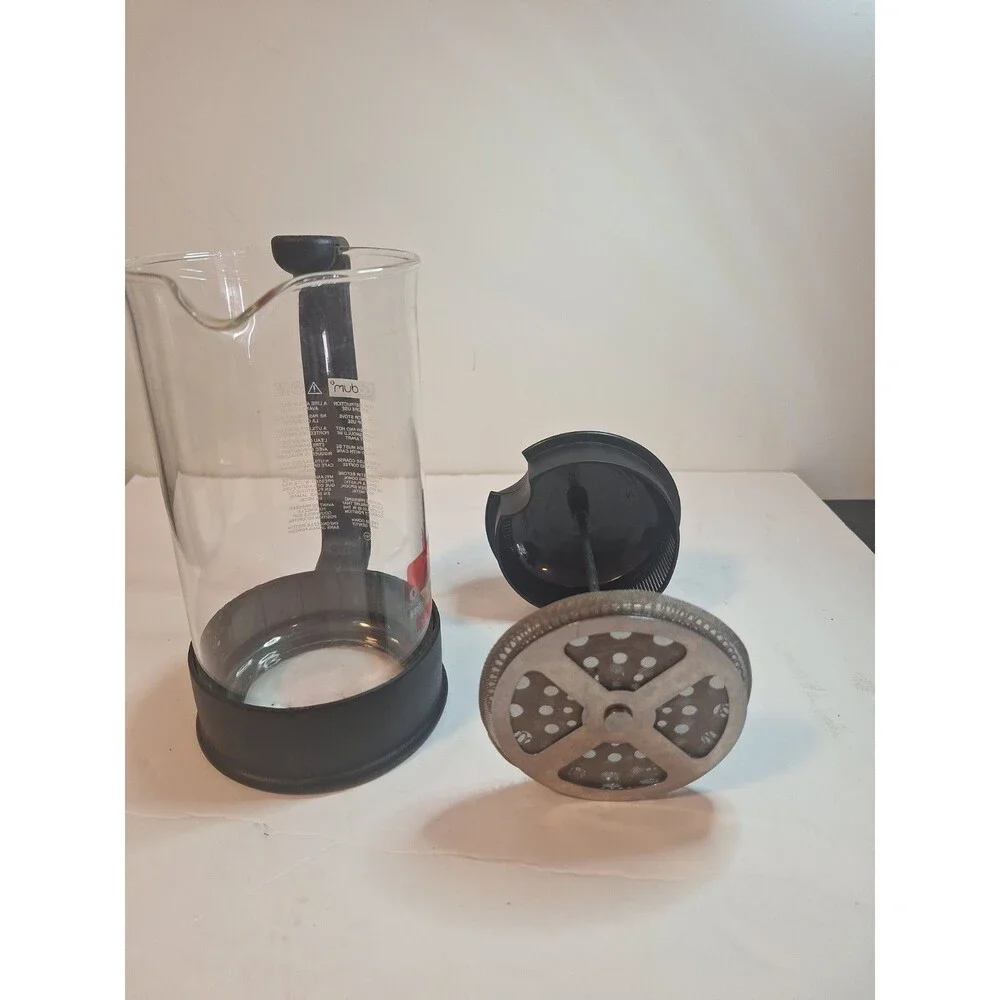 BODUM The Original French Coffee Press Coffee Maker Black  4 Cups